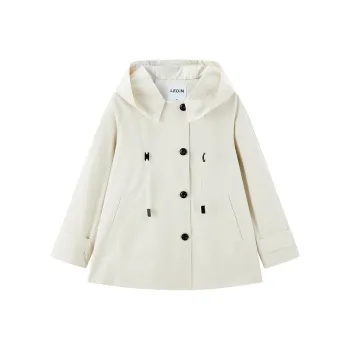 LEDIN Trench Coat Women's Mist White