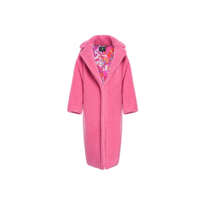 BESIONIA FW24 Velvet feel Coat Women's Pink-0