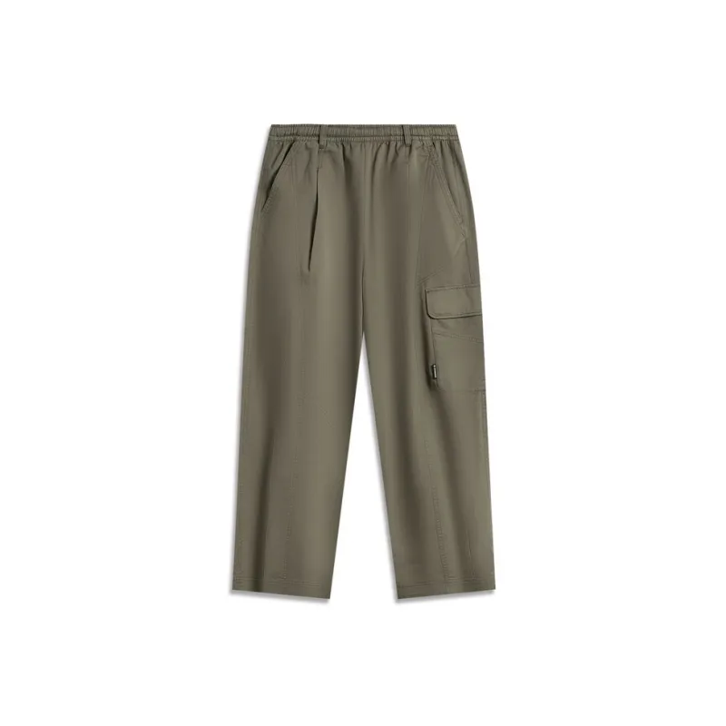 LiNing CF Tracing Casual Pants Women's Tea Green-0