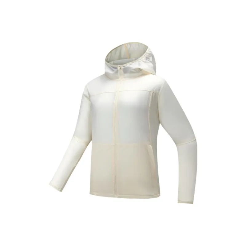 CHAOJIANTA Breathable UV Protection Sun Protection Clothing Women's Ecru-0