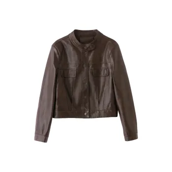 Yi Mengyuan Leather Jacket Women's