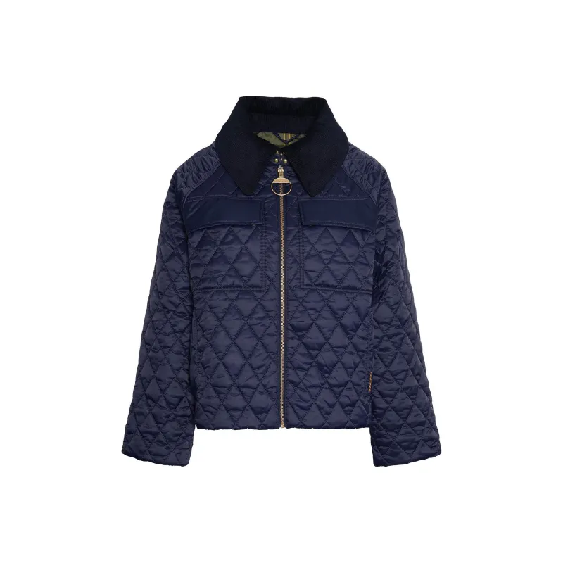 BARBOUR FW24 Puffer Jacket Women's Marine Blue-0