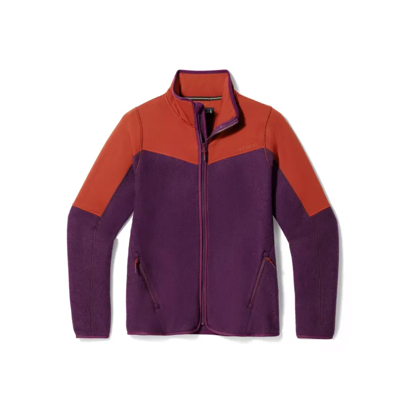 SMARTWOOL Women's Hudson Trail Fleece Full Zip Velvet-feel Coat Women's Multicolor-0