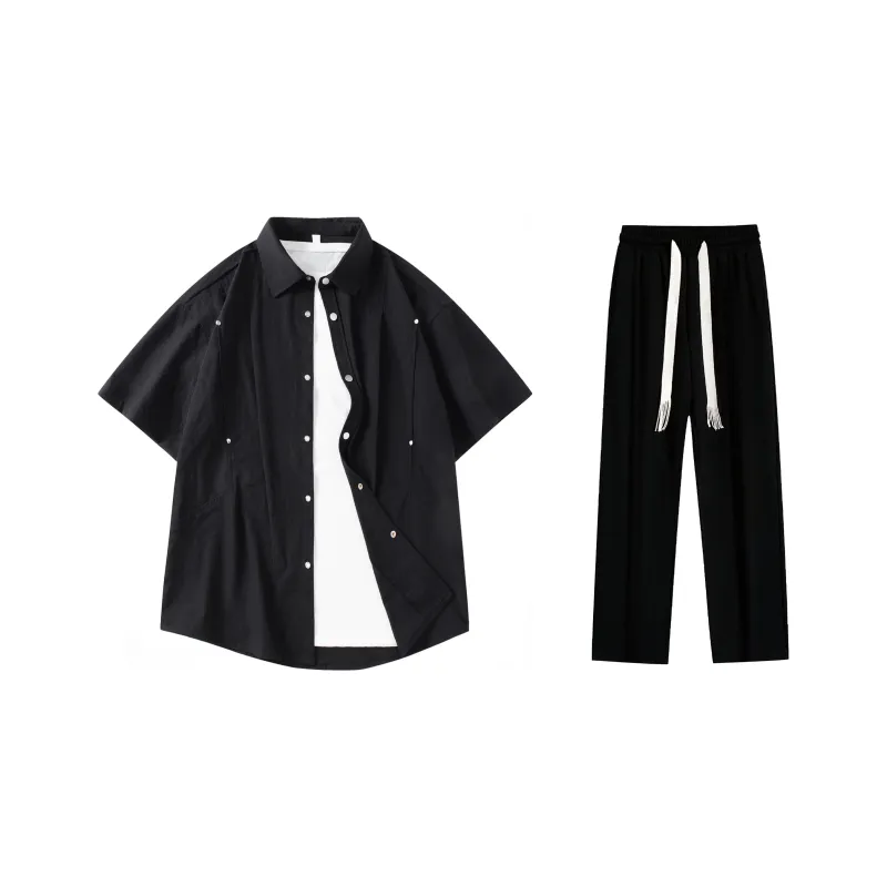 LA'T.WEEKEND Shirt Matching Set Unisex-0