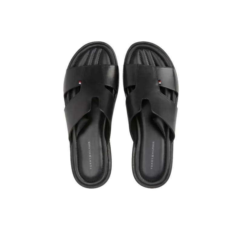 Tommy Hilfiger Slip Resistant Slide Slippers Men's Black-3