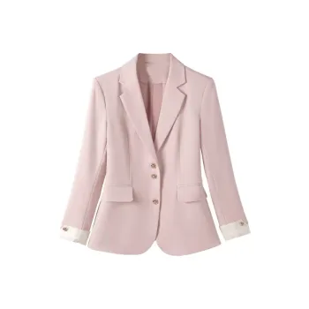 ABBY GODDESS Versatile Pink Business Suit Coat For Women's Women's