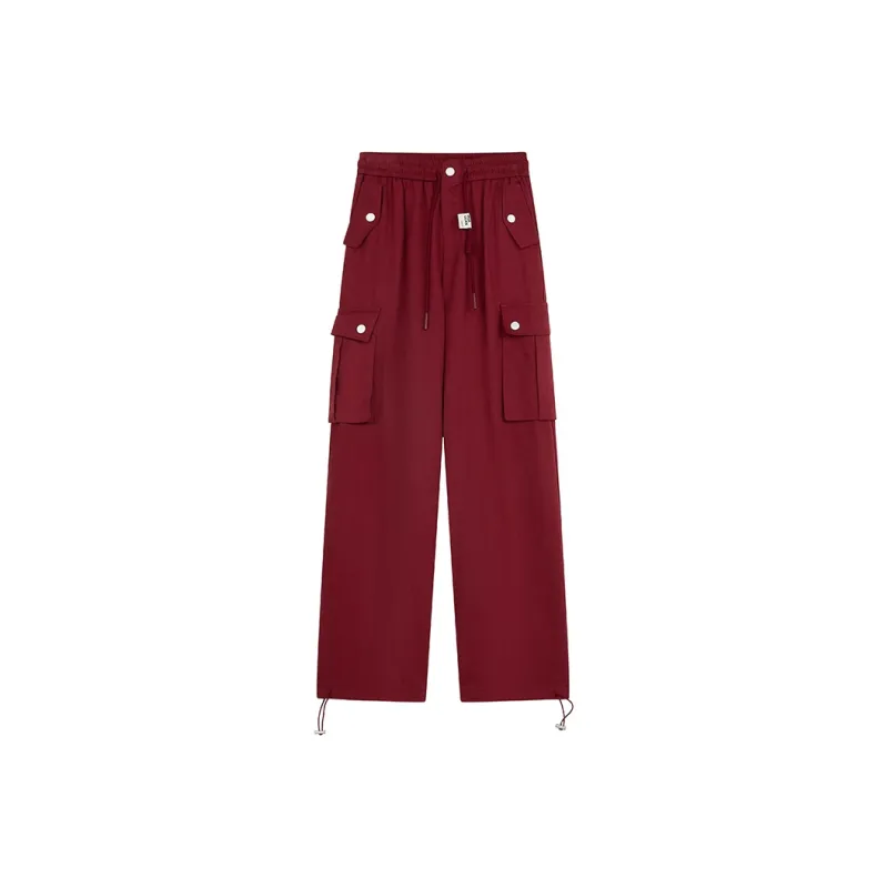 MYMIX Casual Pants Women's Red-0