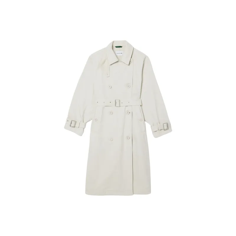 LACOSTE Trench Coat Women's Gray-0