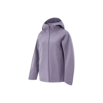 LiNing Lotus Leaf Trench Coat Women's Crow Gray Purple