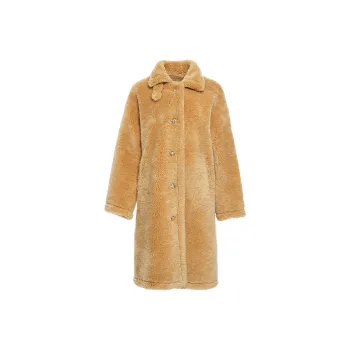 BESIONIA FW24 Coats Women's Camel