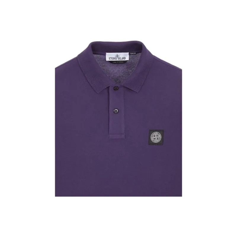 STONE ISLAND Polo Shirt Men's Purple-2