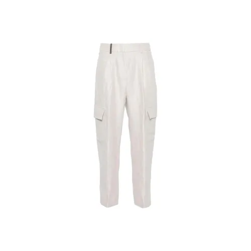 PESERICO High waist Cropped Trousers