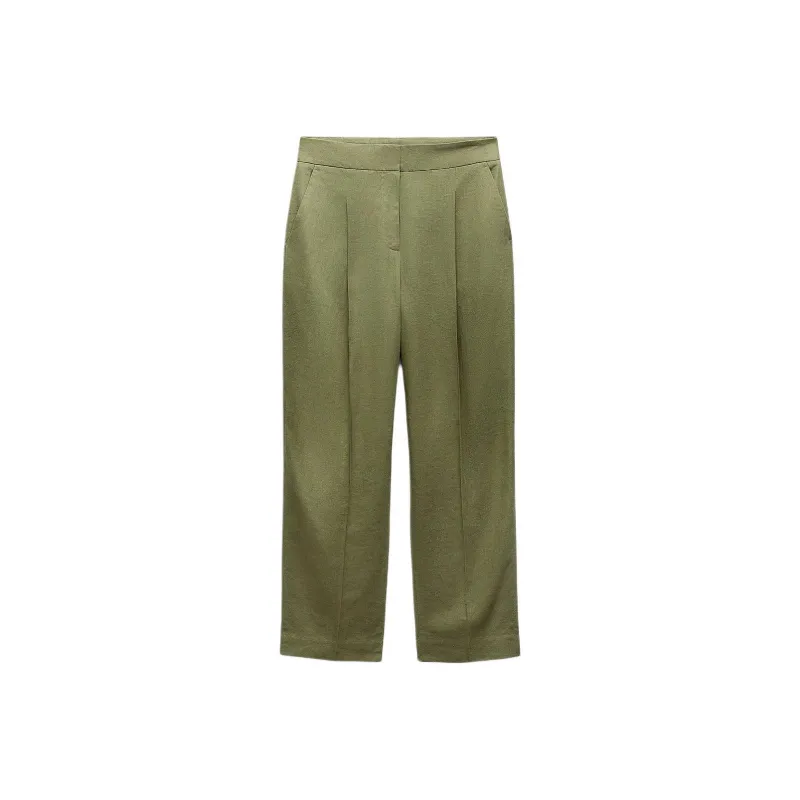 ZARA Casual Pants Women's Khaki-0