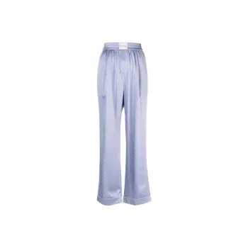 Alexander Wang Silk jacquard Wide leg Trousers