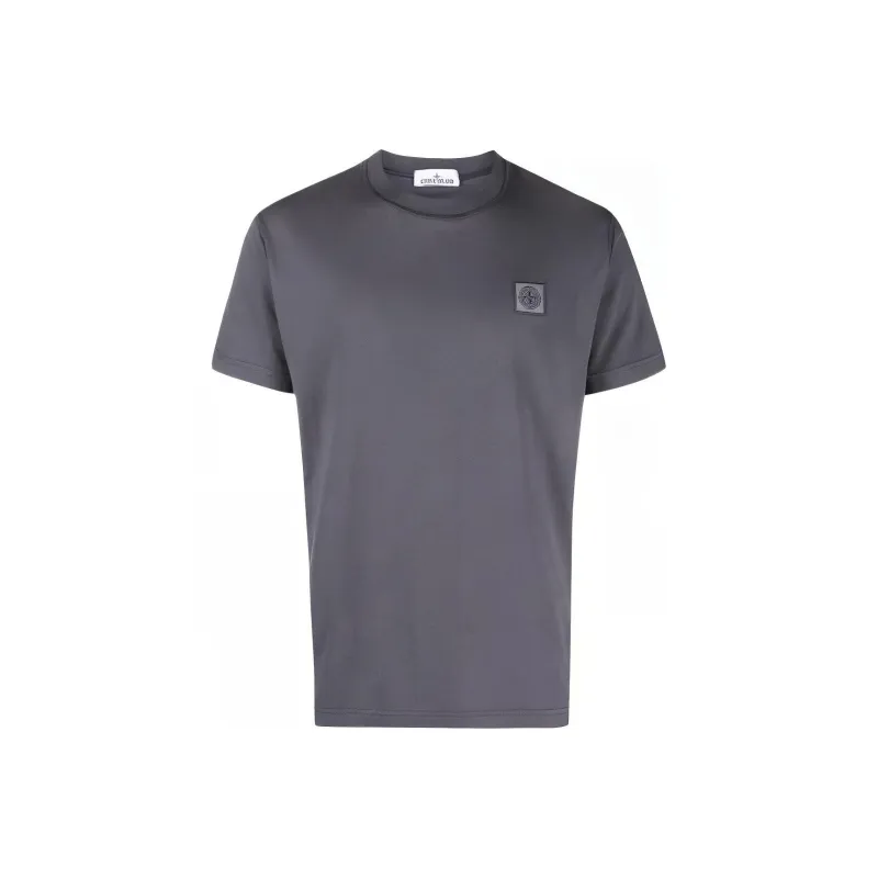 STONE ISLAND Compass patch Cotton T shirt-0