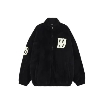 WE11DONE Boucle Logo Fleece Jacket
