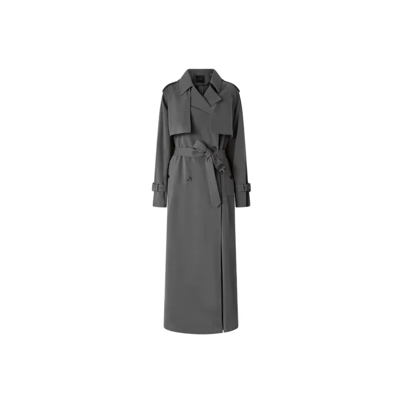 PINKO Belted Trench Coat-0