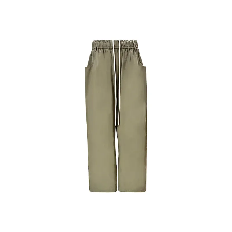 Wen Shan Casual Pants Women's Khaki-0