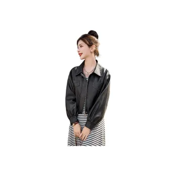 Yi Mengyuan Leather Jacket Women's