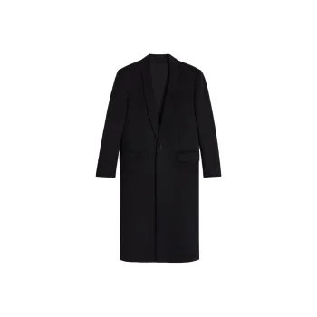CELINE Chesterfield Coat In Wool Cloth