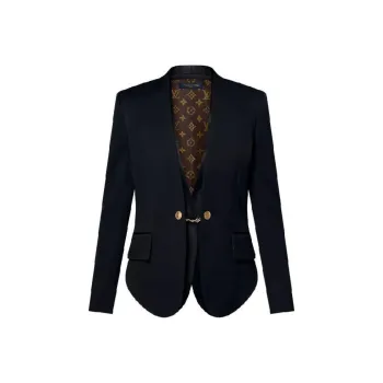 LOUIS VUITTON Collarless Chain Detail Blazer
