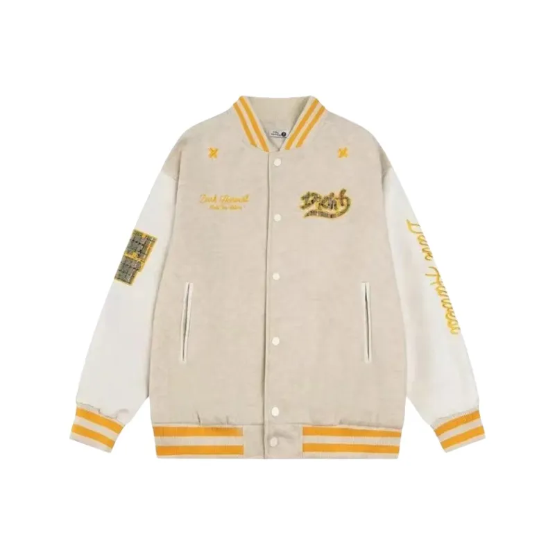 SECFLY OFFICIAL Baseball Jacket Women's Apricot-0