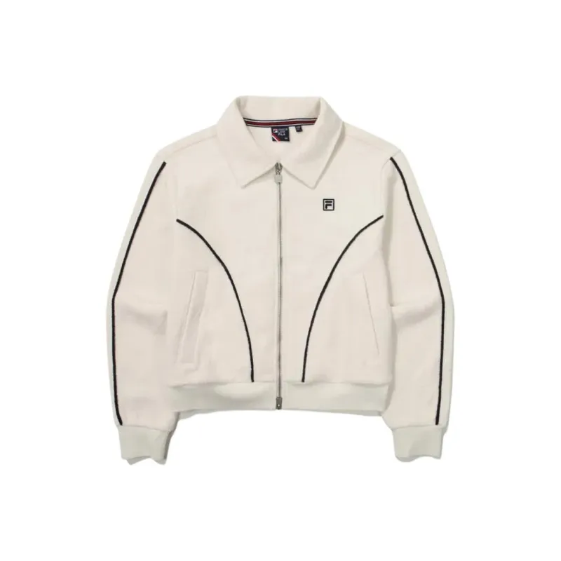 FILA Velvet feel Coat Women's Cream-0