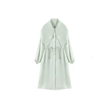 CARIEDO Trench Coat Women's Mint Green