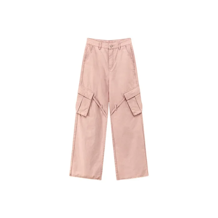 CHUU Casual Pants Women's Pink-0