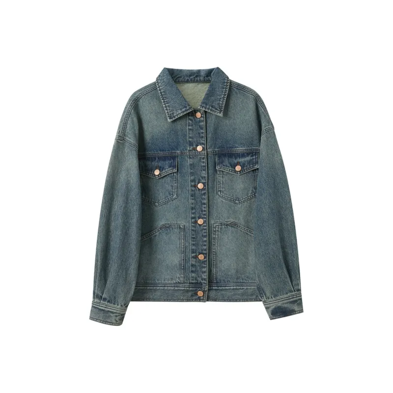 3COLOUR Denim Jacket Women's Haze Blue-0