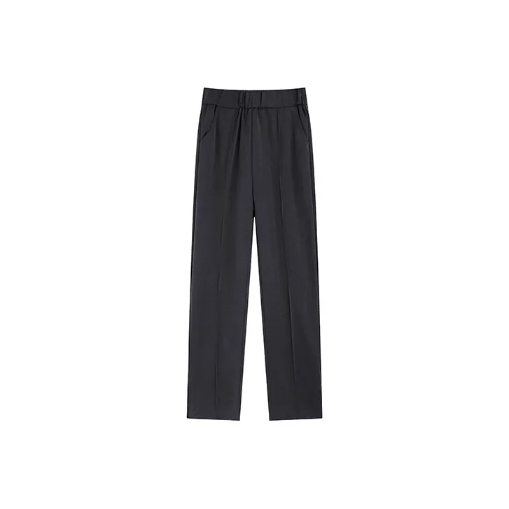 MINCOCROSEPEPPAR Casual Pants Women's Gray Regular Edition-0