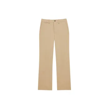 SAINT LAURENT Pants In Cotton Drill Casual Pants Women's Light Umber