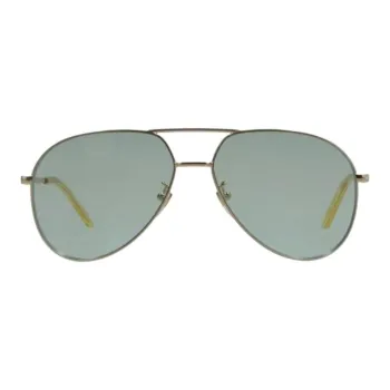 GUCCI Metal Acetate Aviator Sunglasses Women's Gold