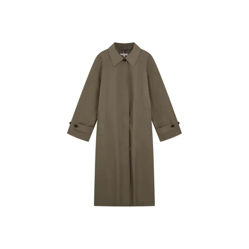 Tommy Hilfiger Trench Coat Women's Dark Coffee-0