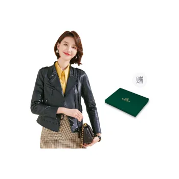 FORTEI Leather Jacket Women's Black