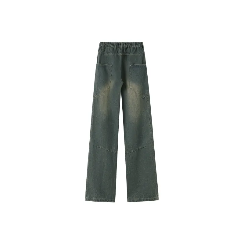 SAME FLOW Jeans Unisex Yellow Mud Blue-1
