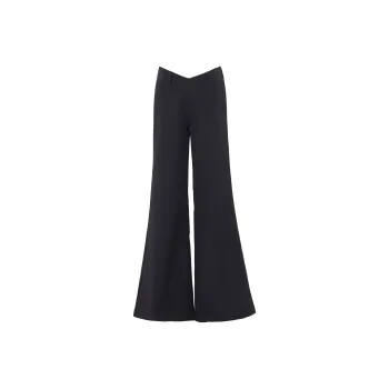 Wen Shan Casual Pants Women's Black