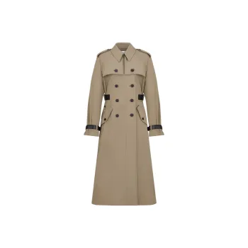 DIOR SS25 Trench Coat Women's Olive