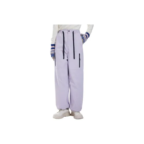 Fragment Casual Pants Women's Light Purple