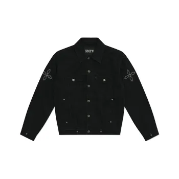SMFK Denim Jacket Unisex Wilderness Black