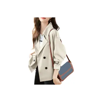 Mo Han Yi Mei Trench Coat Women's Light Beige