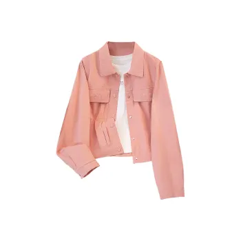 Cypress House Denim Jacket Women's Orange Pink