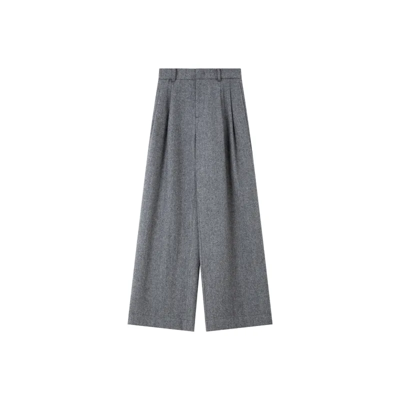 VIMLY Casual Pants Women's Dark Gray-0