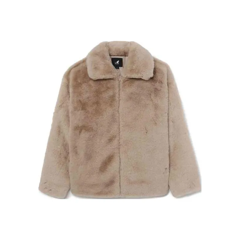 KANGOL Velvet-feel Coat Women's-0