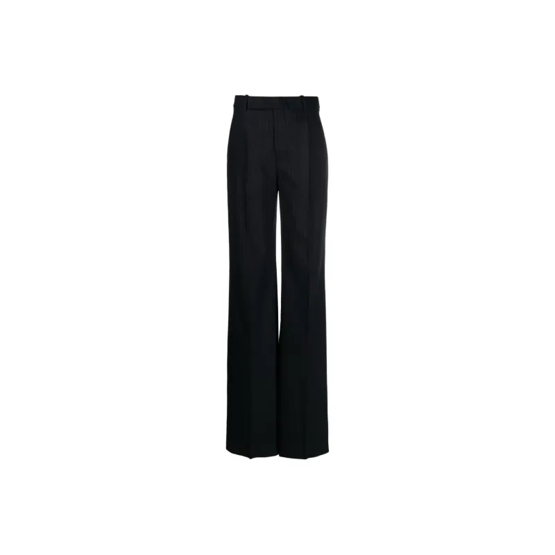 SAINT LAURENT High waist Pinstripe Trousers-0