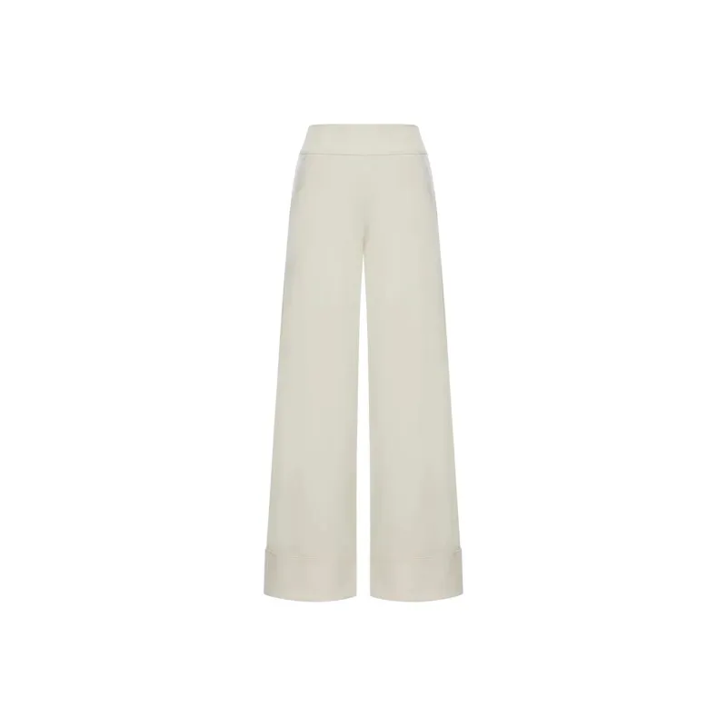 MaxMara Fagiani High Waist Wide Leg Pants-0
