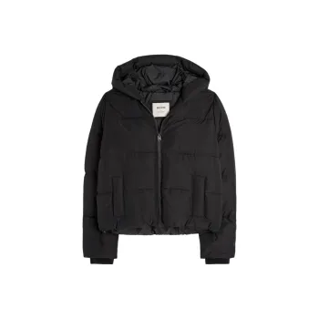 Hollister Puffer Jacket Women's Black
