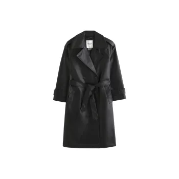 Abercrombie＆Fitch Trench Coats Women's Black