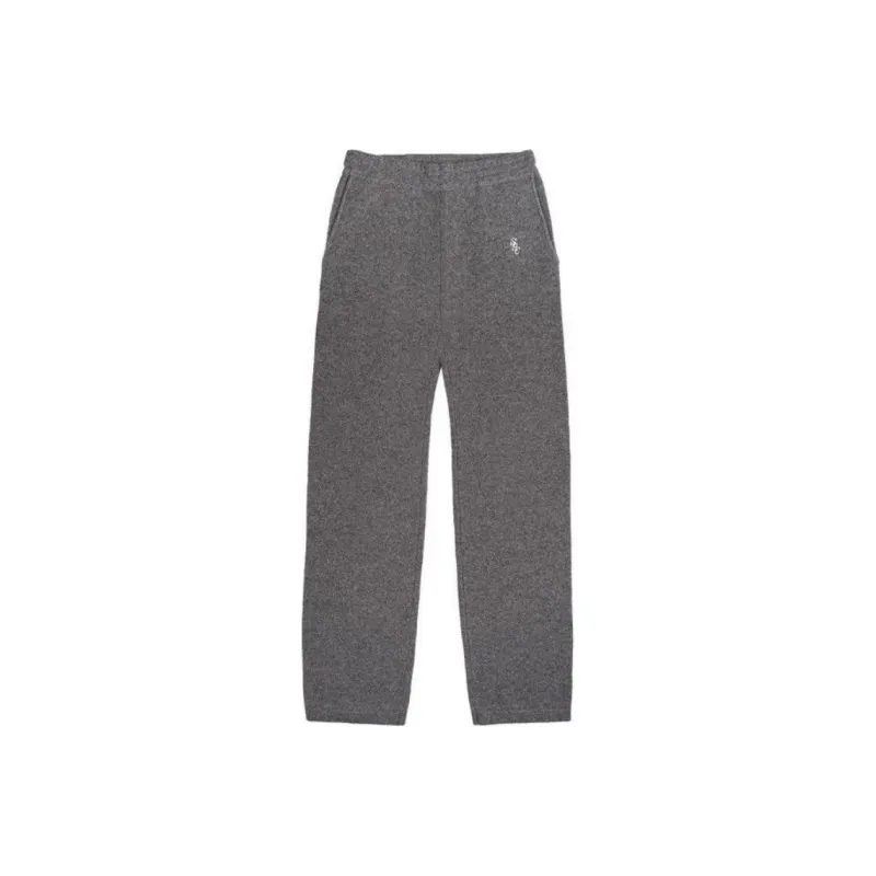 SPORTY & RICH Src Cashmere Trousers 'Heather Grey/White'-0