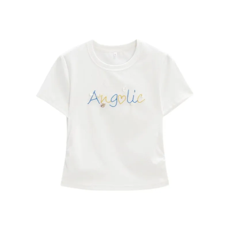 Love to serve T Shirts Women's White-1